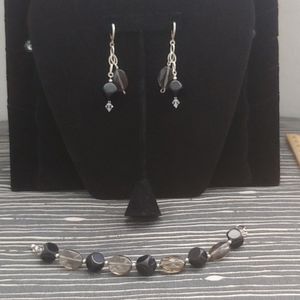 Statement Bracelet with earrings